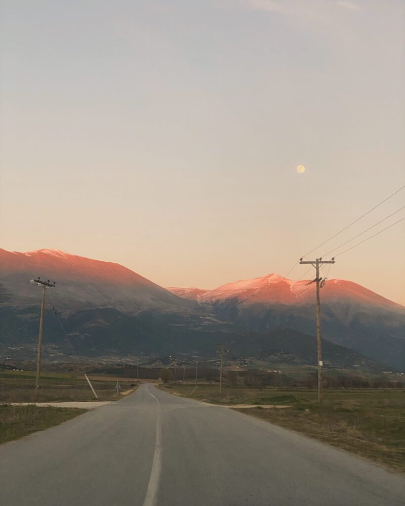 Ηλιοβασίλεμα Ολύμπου